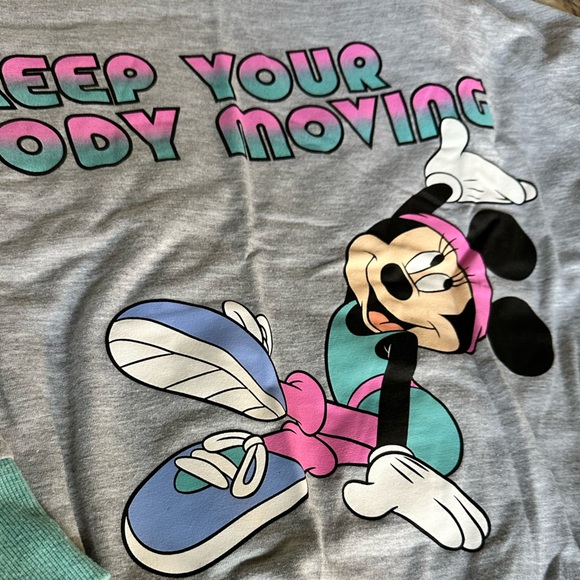 Minnie Exercise Set tank and sweatshirt - Picture 2 of 6